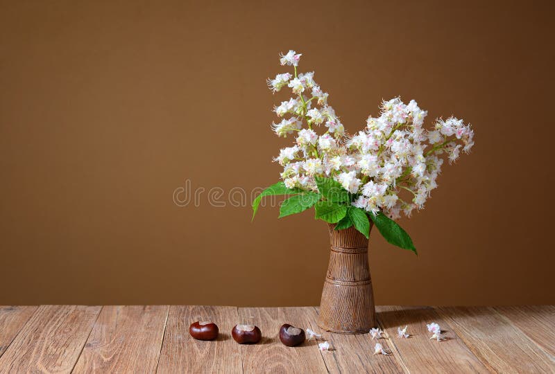 Flower in a ceramic vase