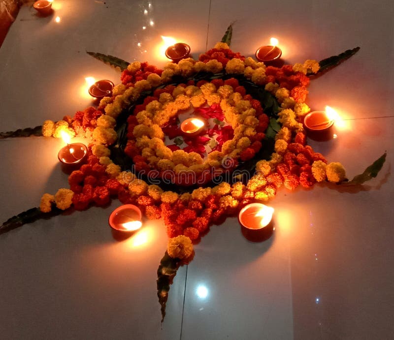 Flower Decoration on Main Door Stock Photo Image of flower, door