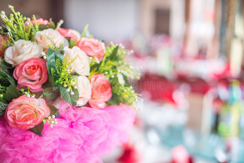 Flower Decorations in Wedding Stock Image Image of color, artificial