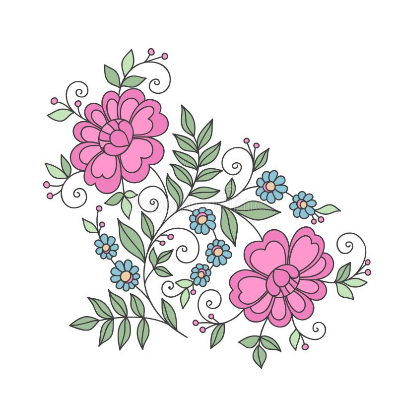 Peony Flower Lace Seamless Pattern. Stock Vector - Illustration of ...