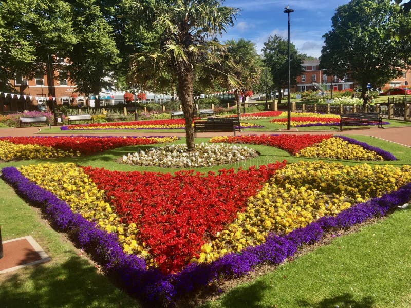 Flower Display at the Queens Gardens