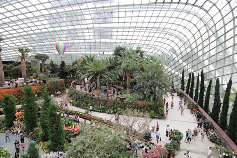 Gardens by the Bay, Flower Dome Chinese New Year Stock Photo Image