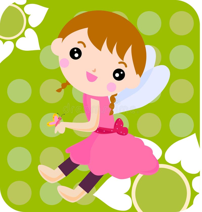 Flower fairy stock vector. Illustration of cartoon, dream - 10554199