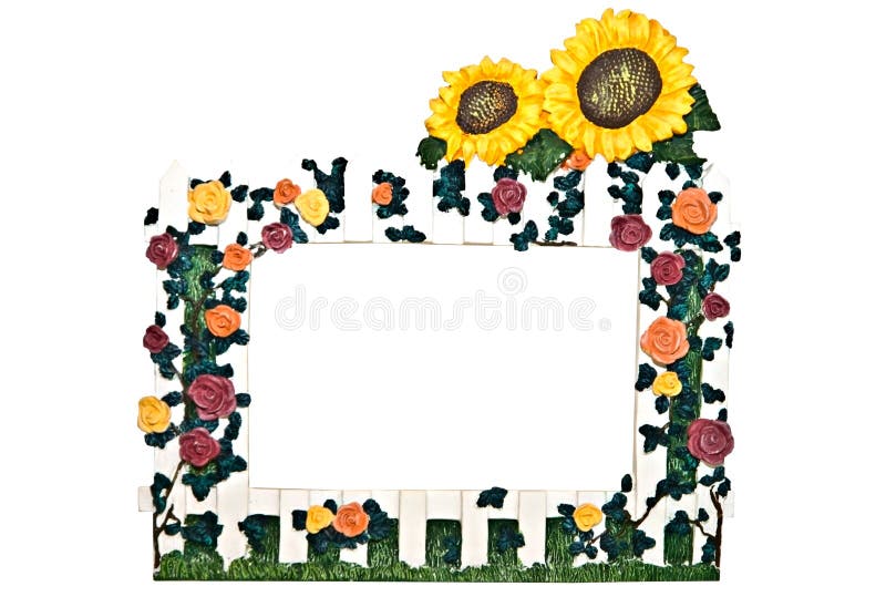 A Flower Garden Frame stock photo. Image of empty, flowers 9797884