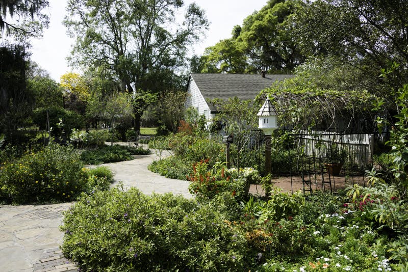 Flower Gardens in Florida stock photo. Image of green 68659526