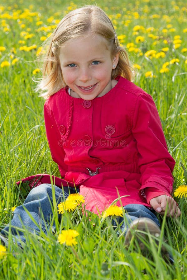Flower girl stock photo. Image of future, happy, officinale 30737808