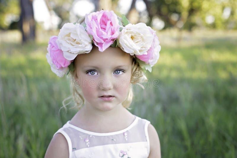 Flower Headband Girl Picture. Image 97382183