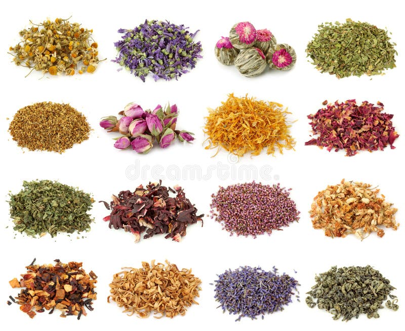 Flower and herbal tea collection