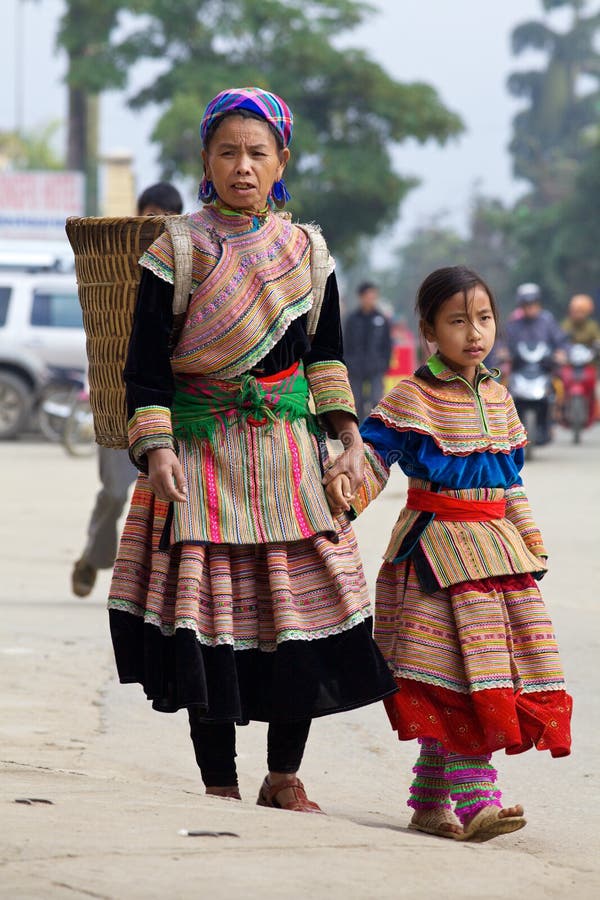 Flower Hmong People Vietnam Editorial Stock Photo - Image ...