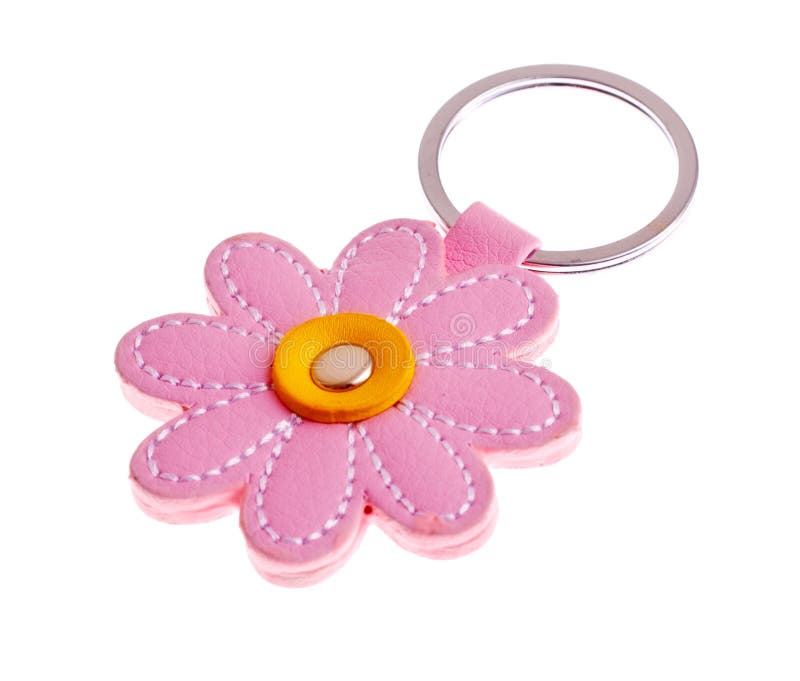 Flower Keychain stock photo. Image of protected, single 18090580