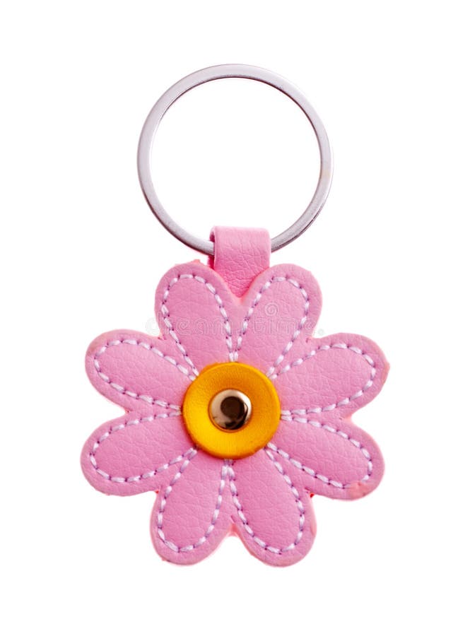 Flower Keychain stock image. Image of lock, photo, charm 18211131