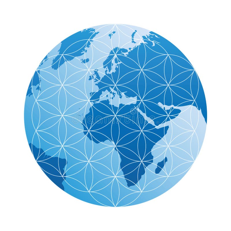 Download Flower globe stock illustration. Illustration of internet ...