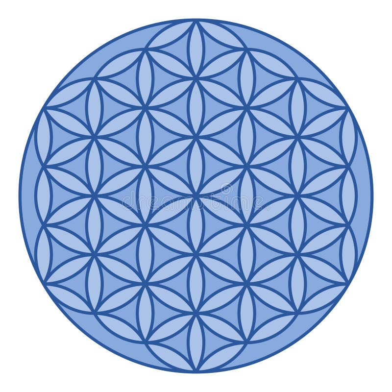 Flower of Life Illustration Stock Vector Illustration of hexagon, artist 229885321