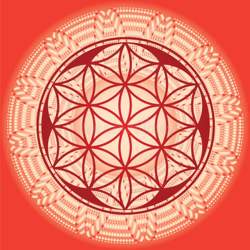 Flower of life seed mandala