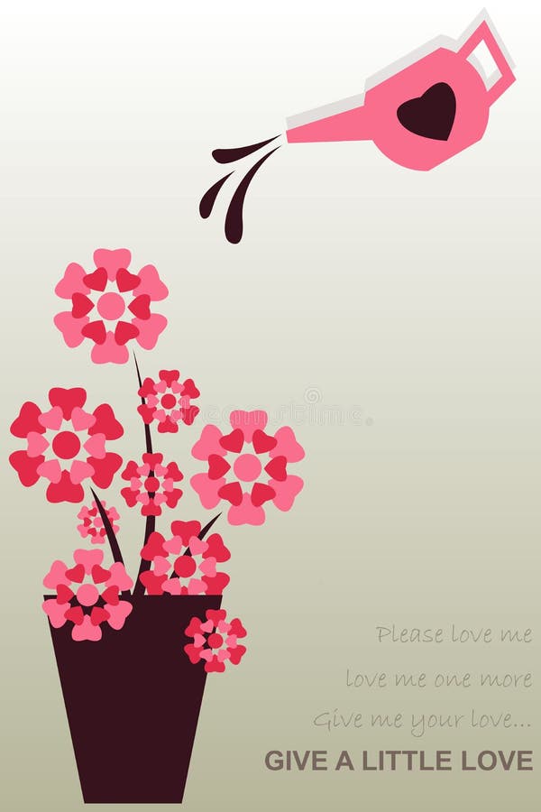 Flower of Love stock vector. Illustration of bloom, floral 66252386