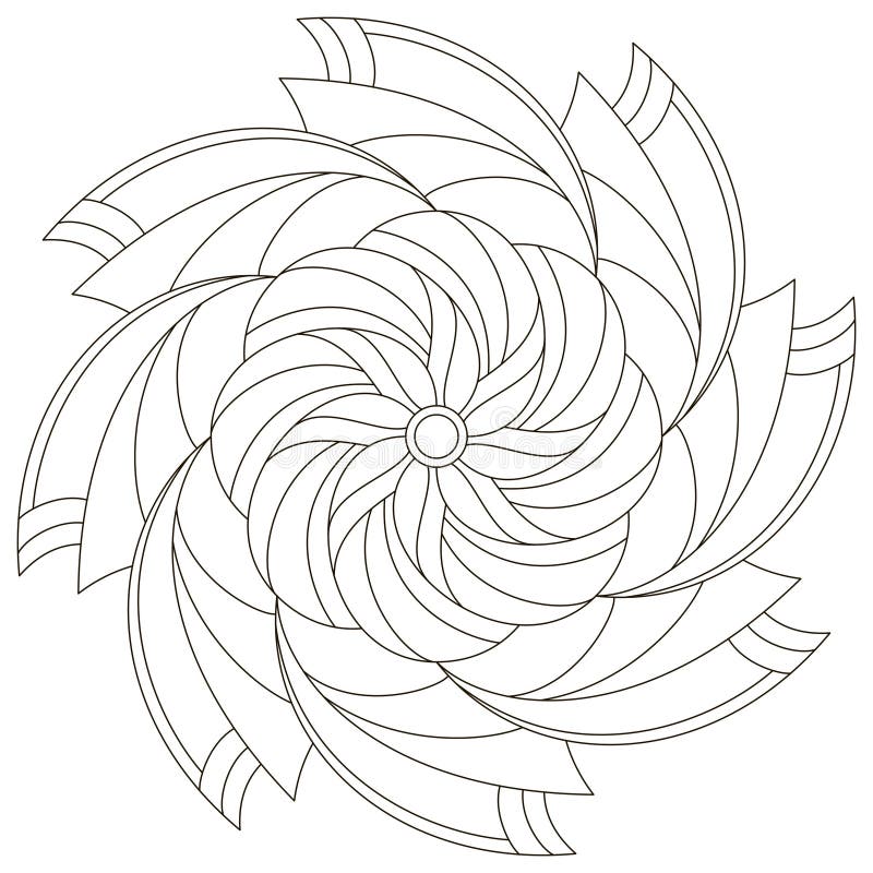 50 Easy Mandalas: An Adult Coloring Book Black Line with Fun