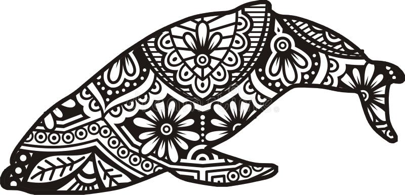 Animal Mandala Vector Line Art Style Stock Illustration - Illustration of  card, line: 215233783
