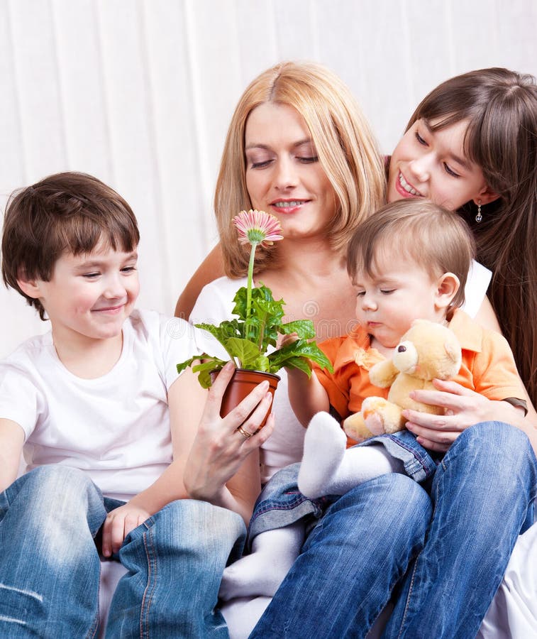 Flower for mother stock photo. Image of daughter, holiday 18984160