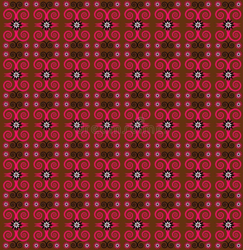 Flower pattern seamless texture royalty free illustration