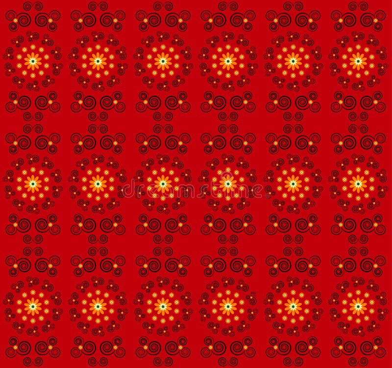 Flower pattern seamless texture