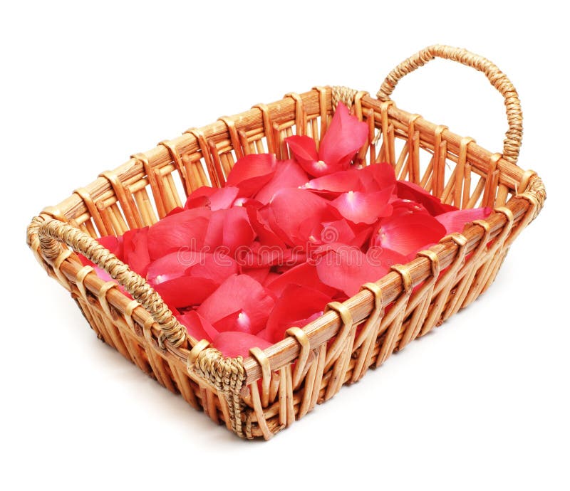 Flower Petals in Basket stock image. Image of ornate, bright 8008455