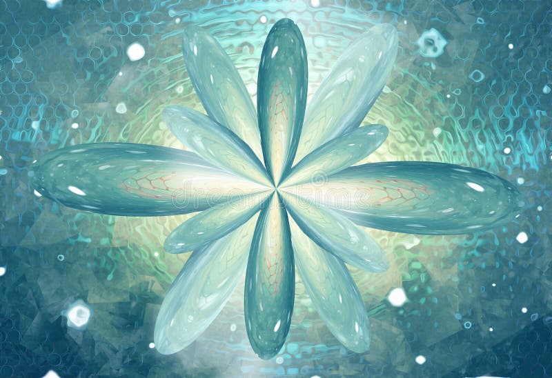 Flower Plant Modern and Retro Vintage Mix Structure Background Stock