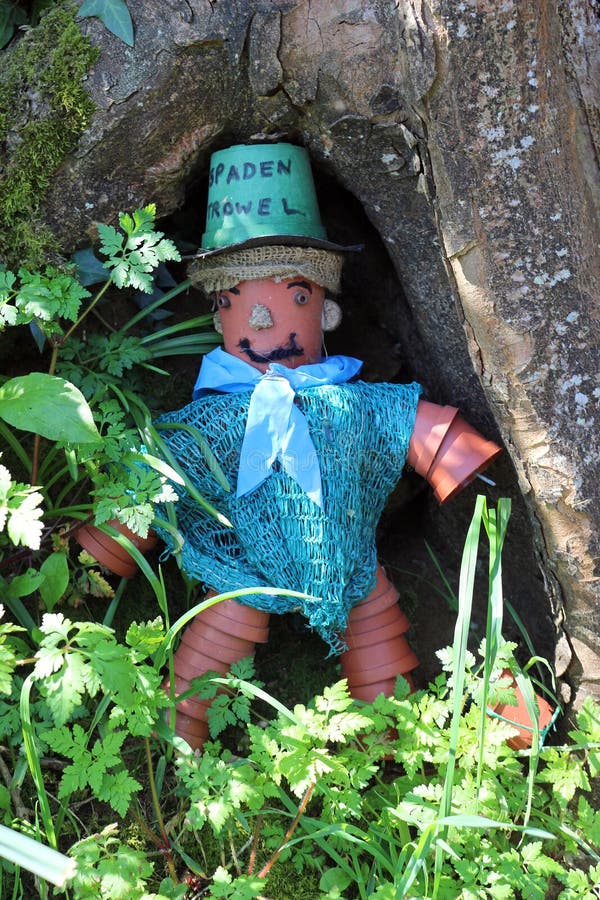 Flower Pot Man stock image. Image of face, action, flowerpot 135481921