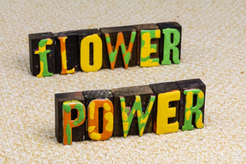 Flower power retro happy hippie hipster peace love festival