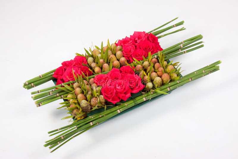 Flower reeds stock image. Image of holder, roses, plant 13707999