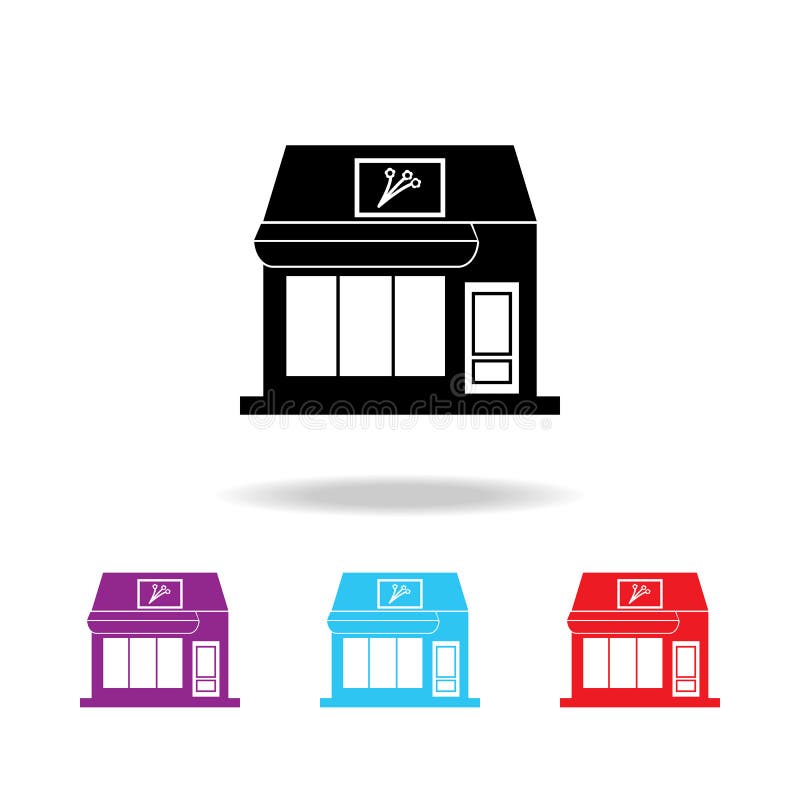 Flower shop building icon. Elements of building in multi colored icons for mobile concept and web apps. Icons for website design and development, app development on white background