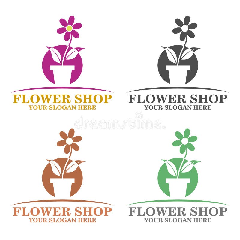 Flower Shop Logo Stock Illustrations 32,013 Flower Shop Logo Stock