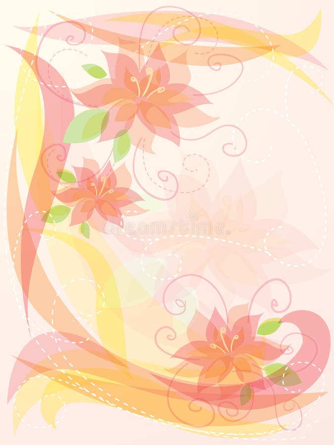 Flower Vector Background