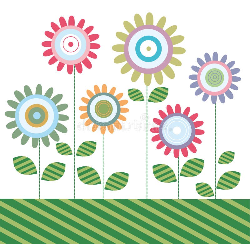 Flowers royalty free illustration Flowers royalty free illustration