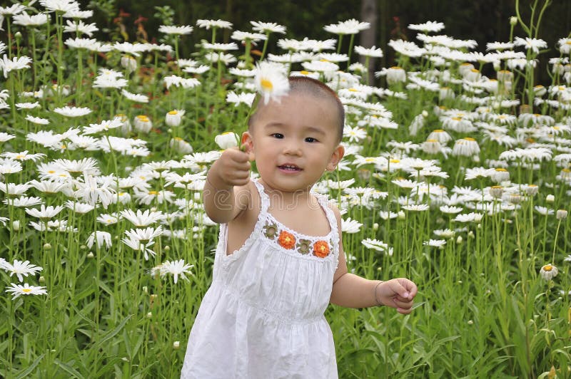 Flowers and baby stock image. Image of white, black, children - 25265557