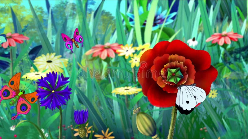 Flowers and Butterflies stock footage. Video of graphic - 72538548 Flowers and Butterflies stock footage. Video of graphic - 72538548