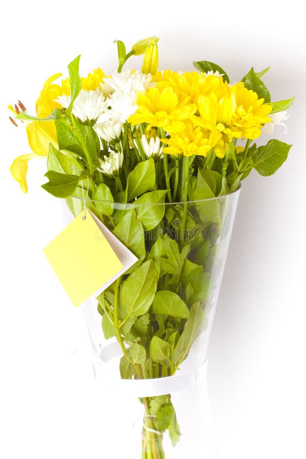 Flowers in a glass vase