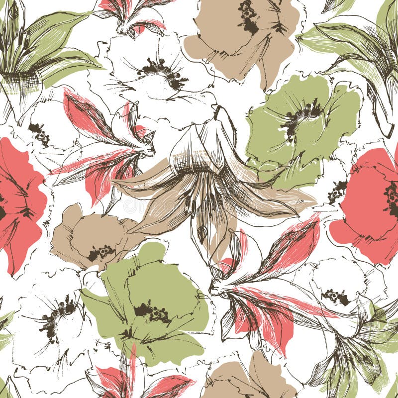 Flowers pattern