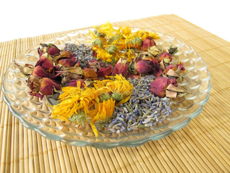 Flowers potpourri stock image. Image of lavender, wellness 34538061