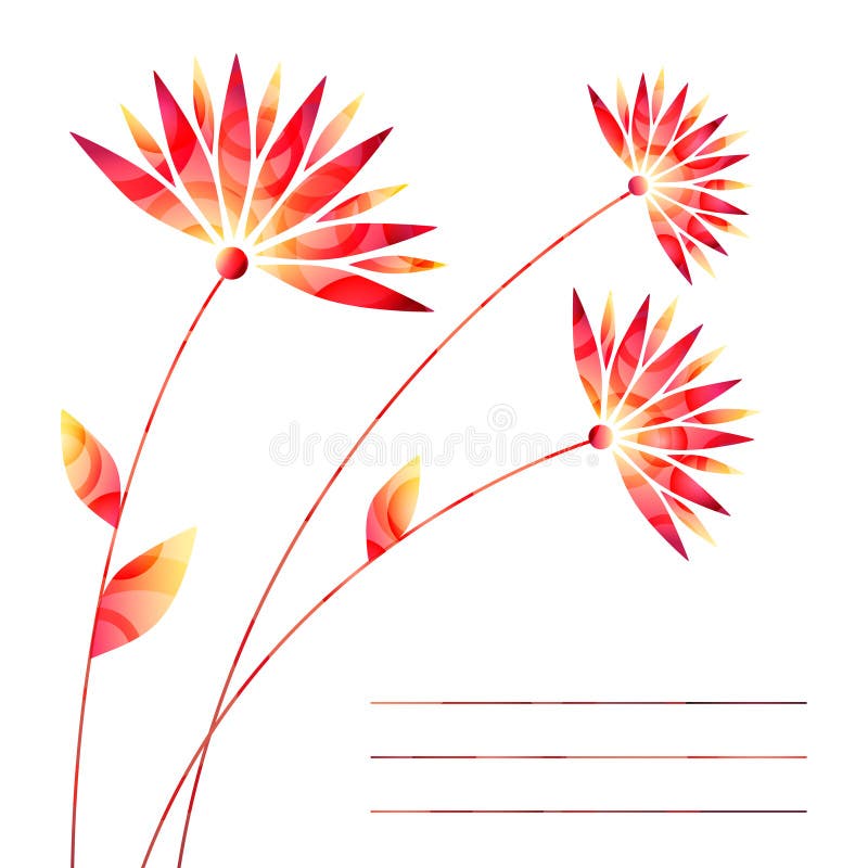 Flowers stock illustration