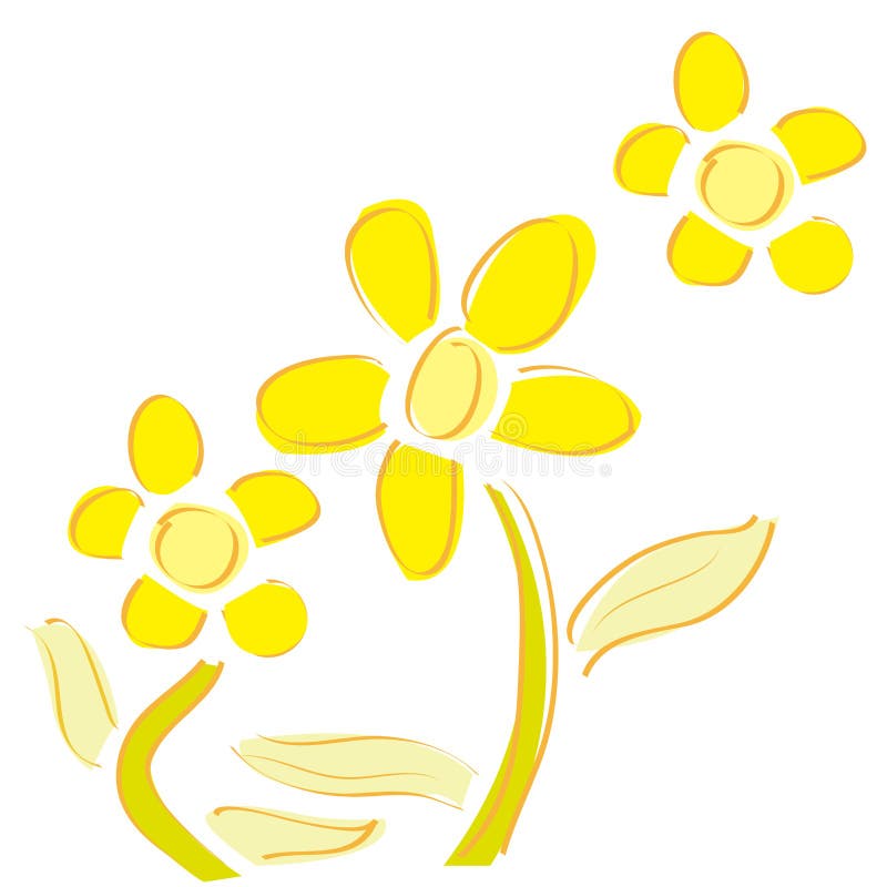 Flowers royalty free illustration