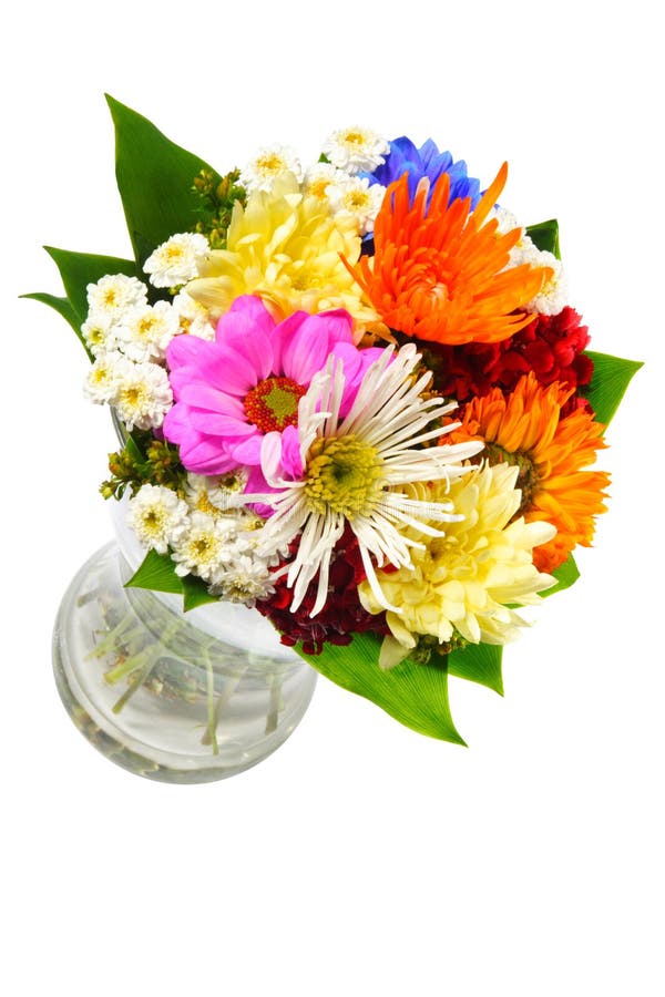 FLOWERS VASE stock image