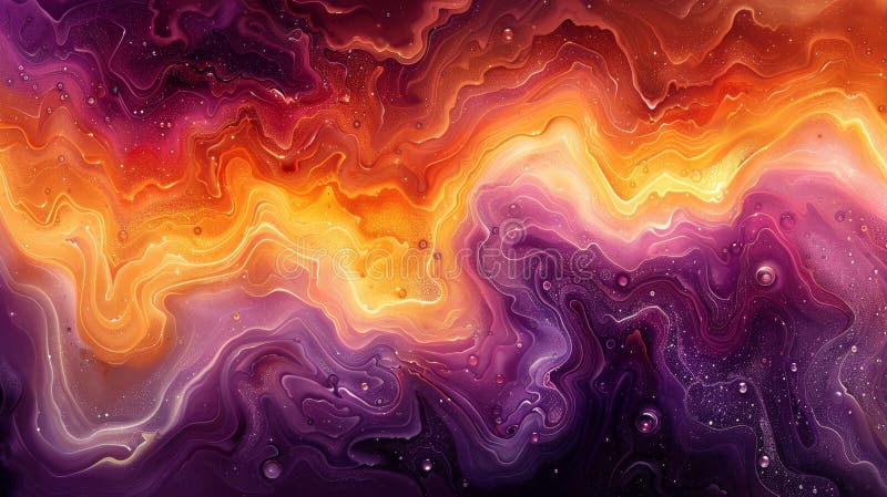 Harmonious Flow of Color and Movement vector illustration