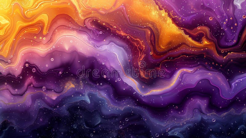 Harmonious Flow of Color and Movement royalty free illustration