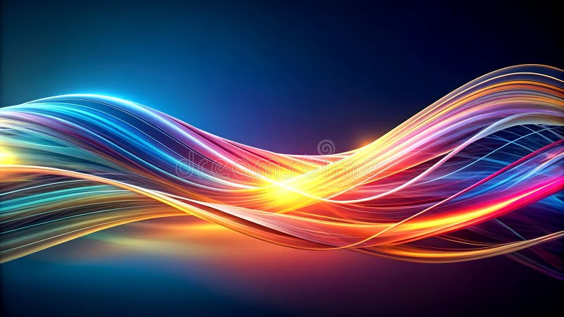 The Flowing Lines: A Dynamic and Abstract Study of Movement and Energy Generative AI Computational creativity. An abstract artwork that uses flowing lines to create a sense of movement and energy. The piece celebrates the dynamic nature of the universe. Generative AI Computational creativity