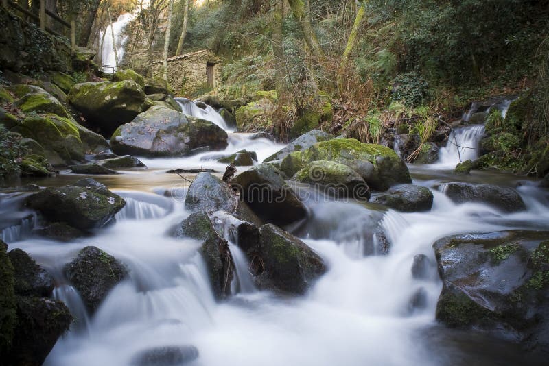 Flowing Water stock photo. Image of stream, falling, water - 7804996