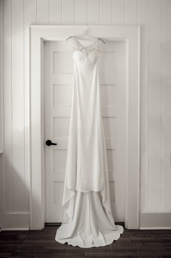 Wedding dress stock image. Image of button, design, white - 12344263