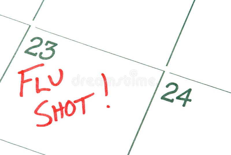 Flu Shot royalty free stock images