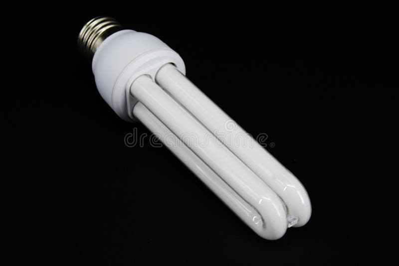 Fluerescent lamp bulb stock photos