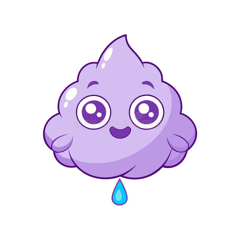 Fluffy chmura badająca niebo ilustracji
