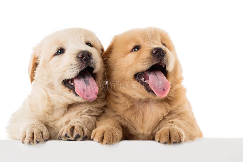 Fluffy Chow-chow puppy, isolated